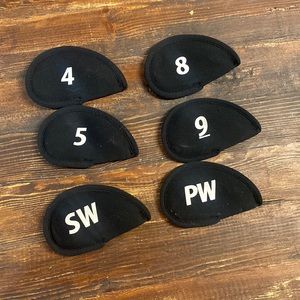 Iron Head Covers Headcover Mixed and Not a Complete Set (4 5 8 9 PW SW)